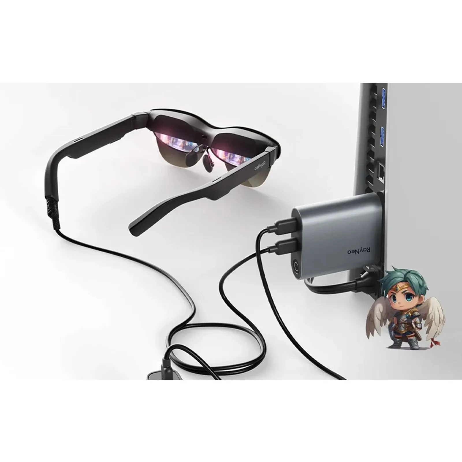 Adaptador RayNeo HDMI a USB-C para cargar gafas AR