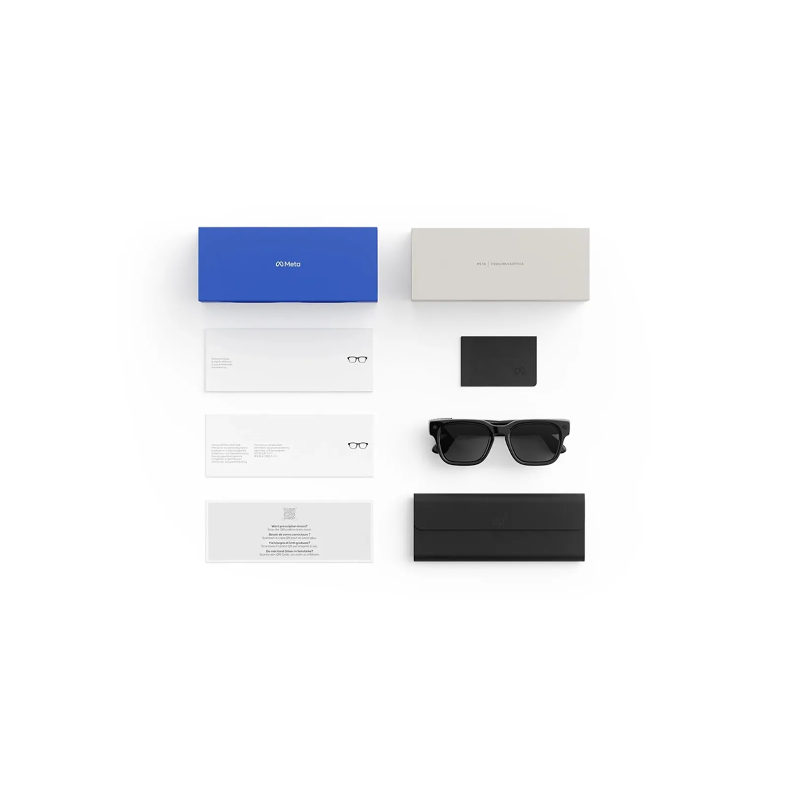 Meta Fury - Transitions Grey Lenses, Classic Black, 149-51, smart glasses