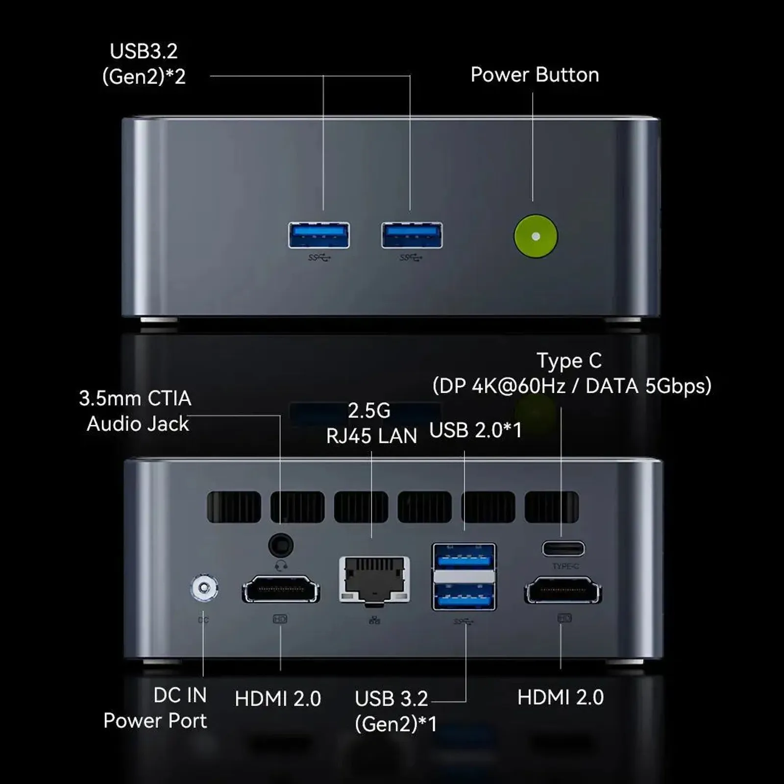 MINI PC GMKtec M3 PRO Intel Core i5-13500H 16GB RAM + 512GB SSD WIN 11 Pro