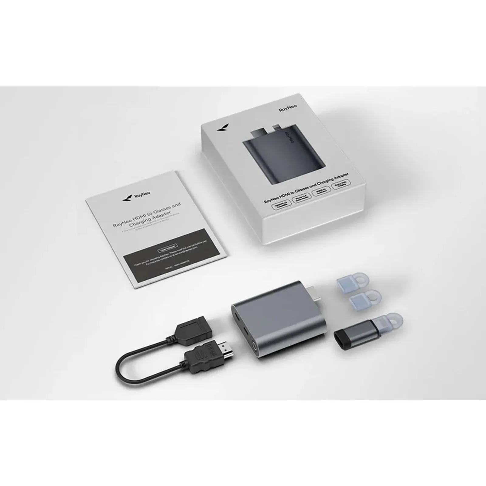 Adaptador RayNeo HDMI a USB-C para cargar gafas AR