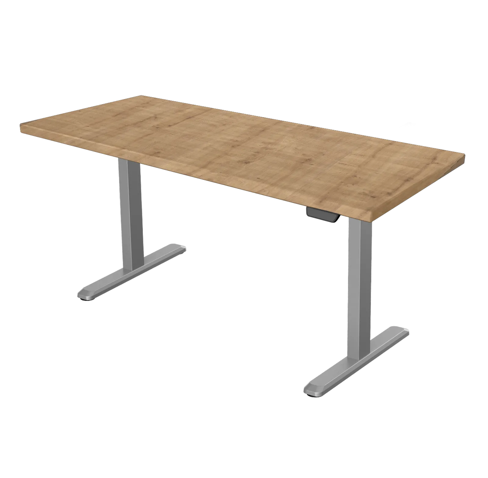 Sit Stand Desk for office Standard V2 Chalet Oak