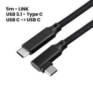 Meta Quest 3, Quest 3S, Quest 2, ali PICO 4 USB-C kotni kabel 5m