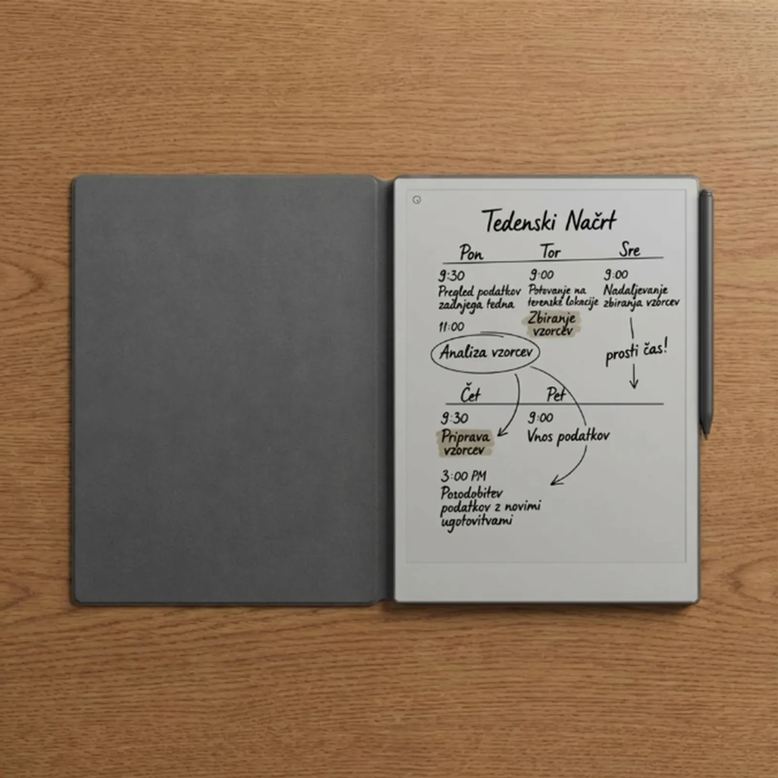 Paper Tablet reMarkable Paper Pro + Marker PLUS + Book Folio Premium Leather - Black