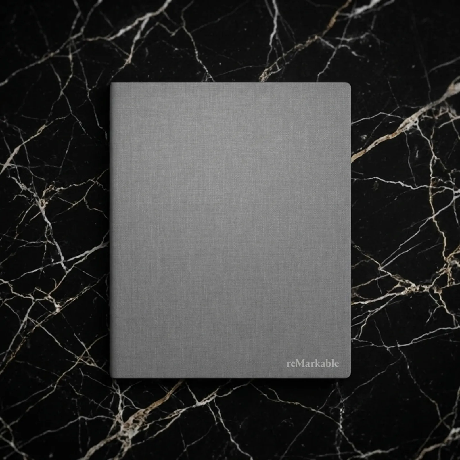 Case reMarkable 2- Book Folio Polymer weave - Grey