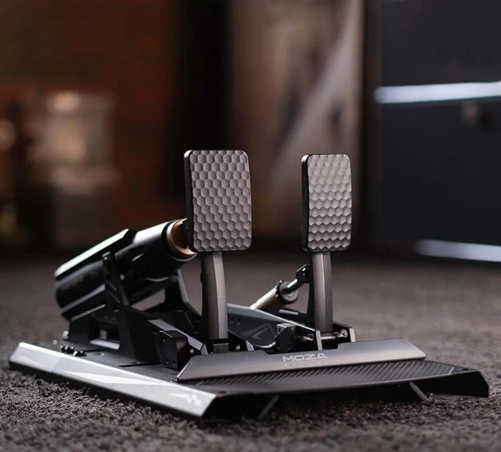 MOZA Racing RS082 mBooster Active Pedal Set (with CRP2 Throttle)