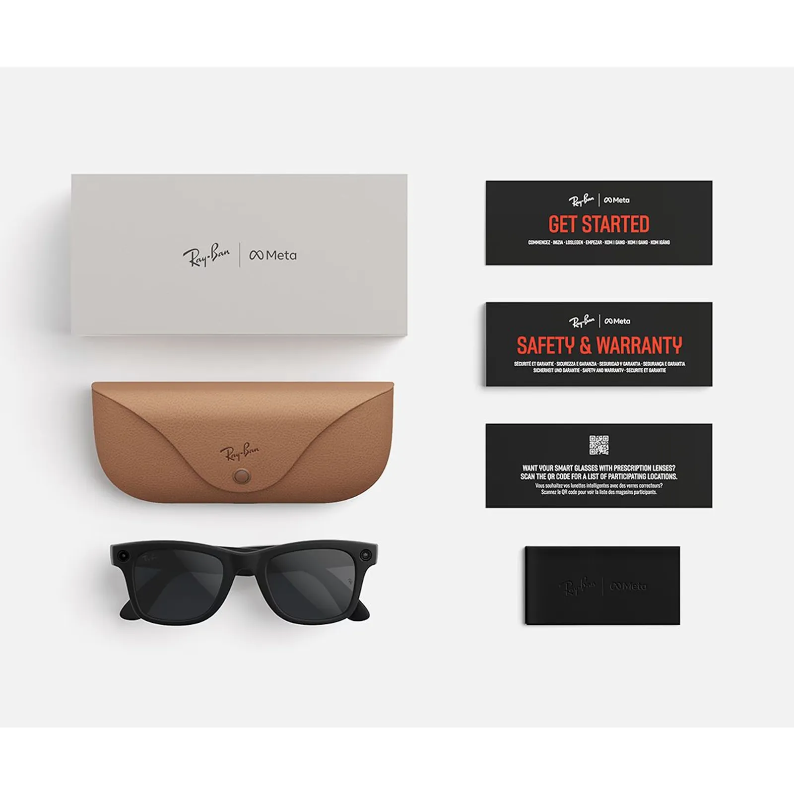 Ray-Ban Meta Wayfarer (Gen 2) Matte Black Polar Gradient Graphite Large 155-53 RW4012 (601ST353-22)