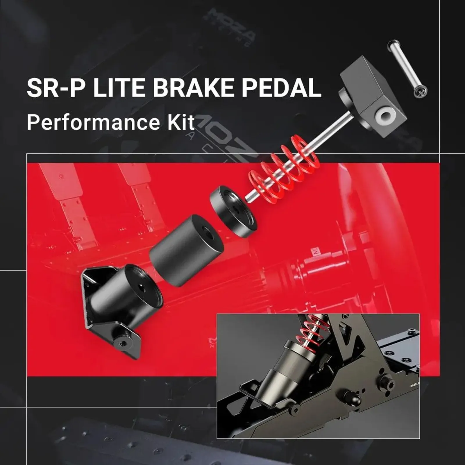 MOZA SR-P Lite RS22 Brake Pedal Performance Upgrade Kit