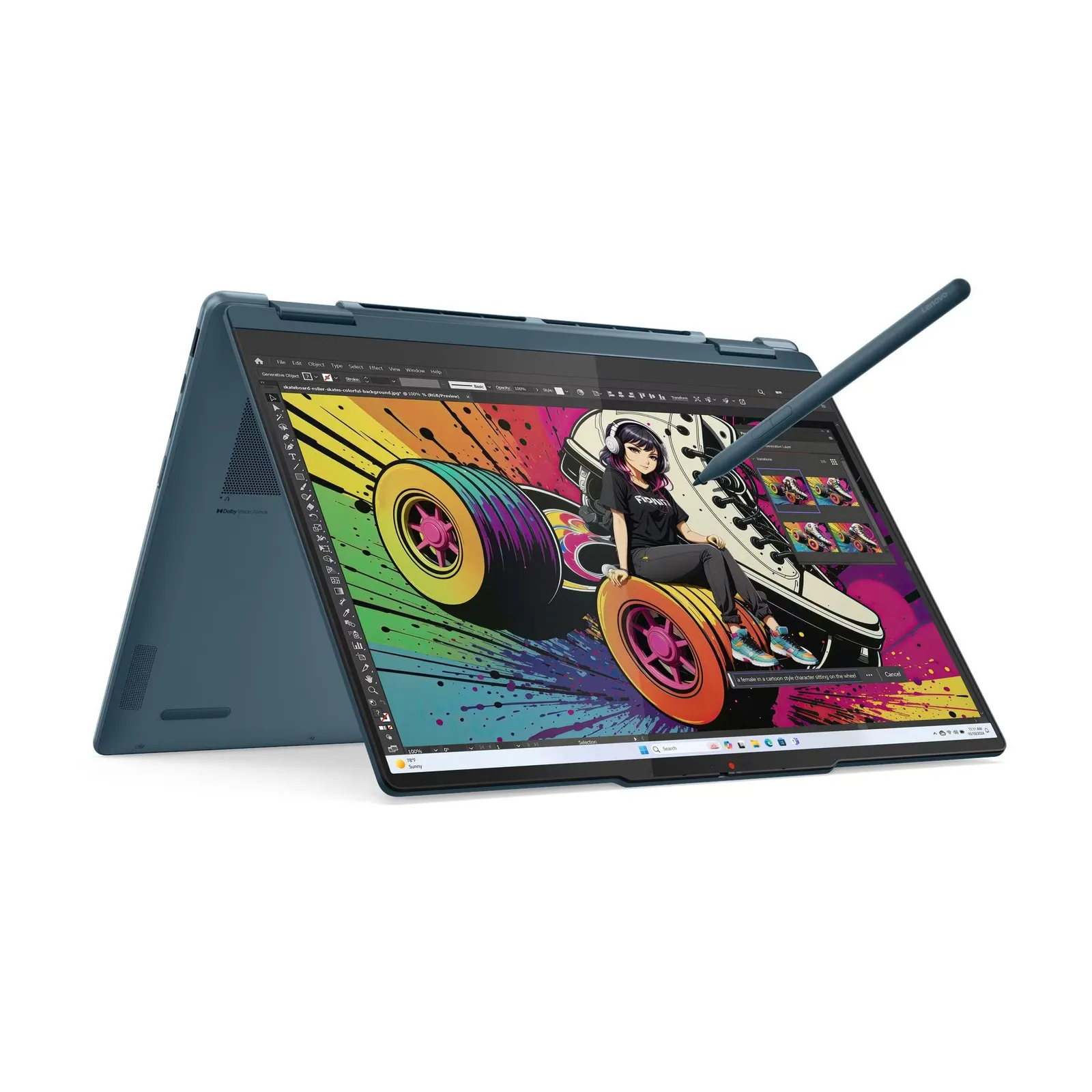 Lenovo Yoga 7 2-in-1 14AKP10 14" Touch OLED Ryzen AI 5 340 16GB 512GB Windows 11 Pro