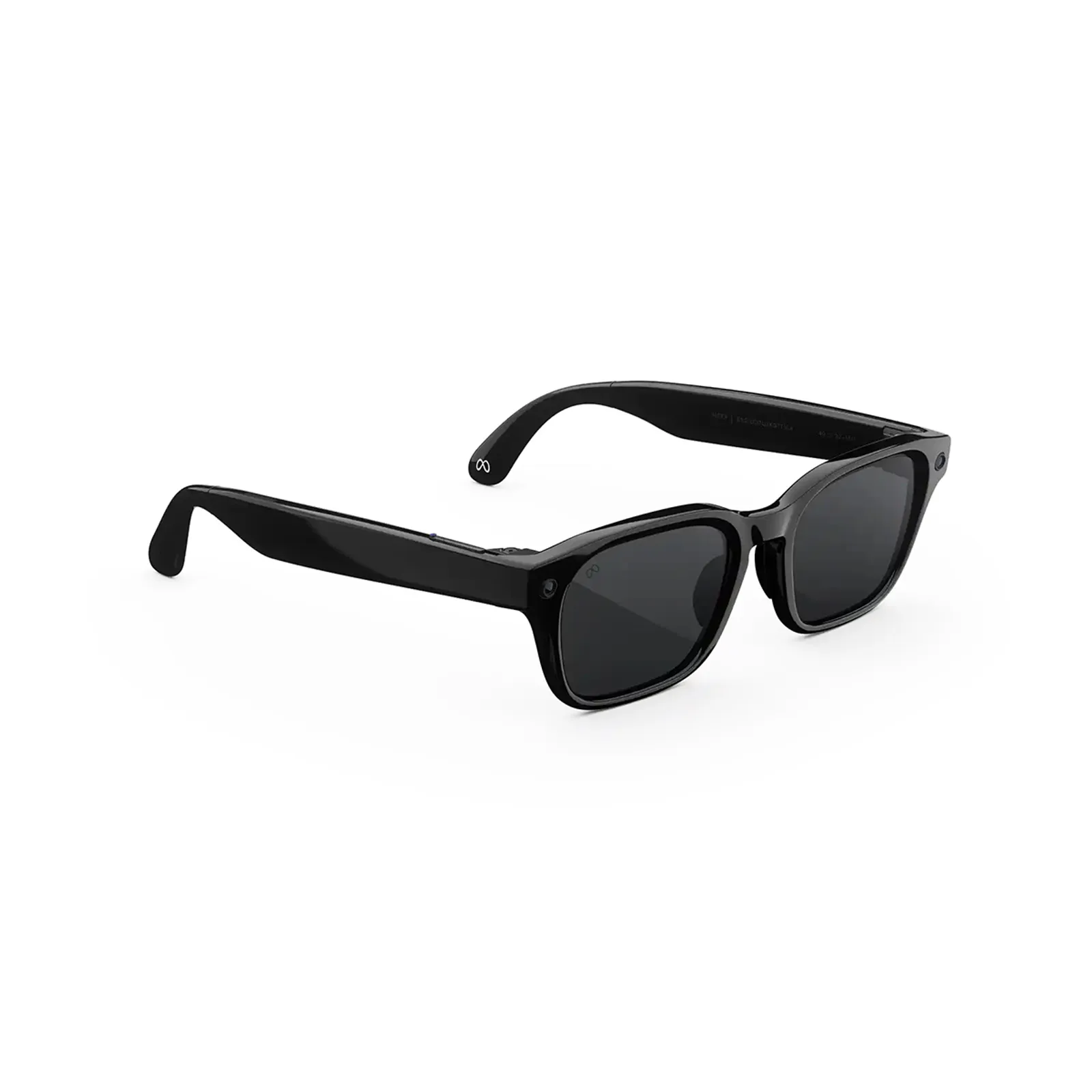 Meta Adventurer - Polarized Grey Lenses, Classic Black, Large (52-22-156), smart glasses