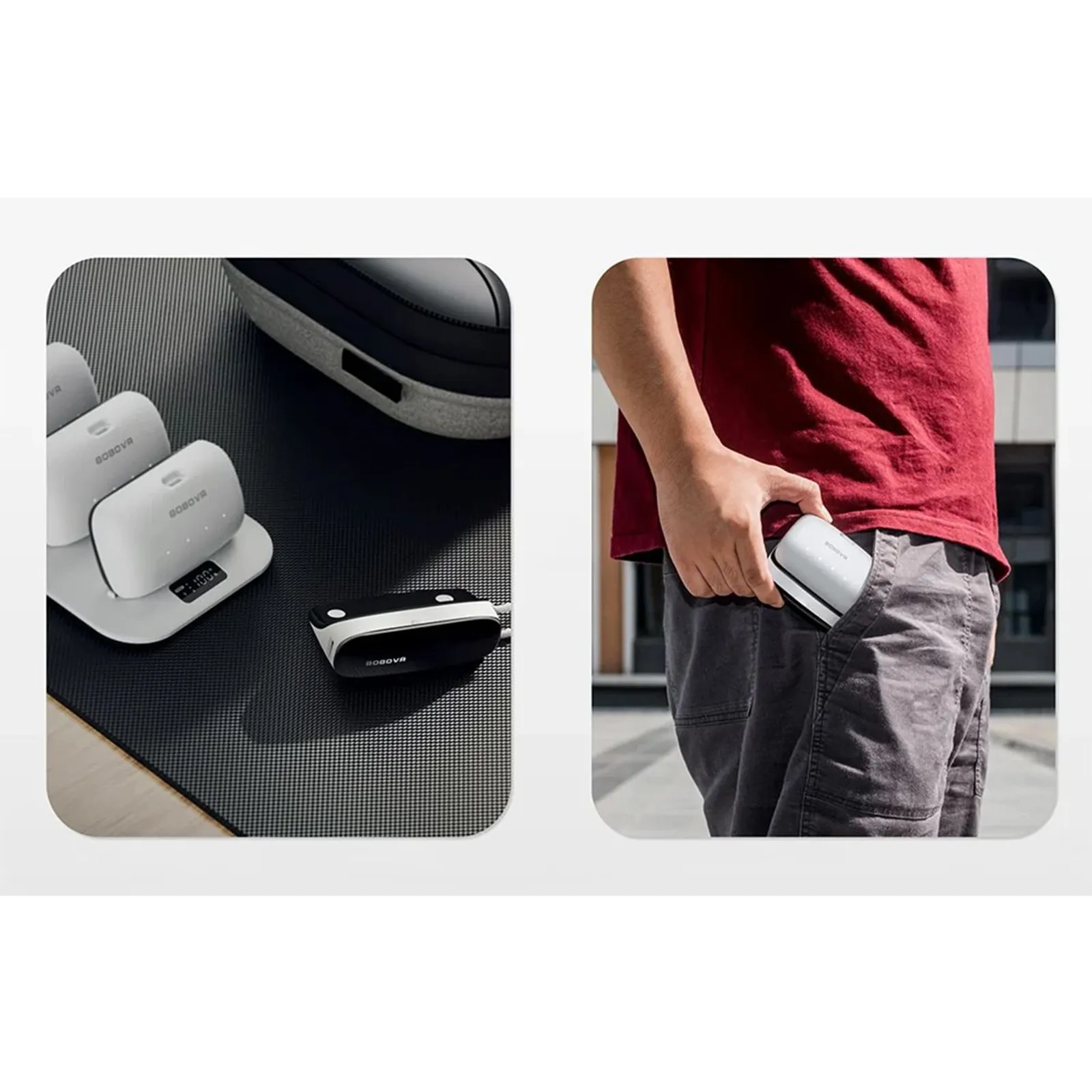 BOBOVR PD100 Charging Base and powerbank - Combo Set