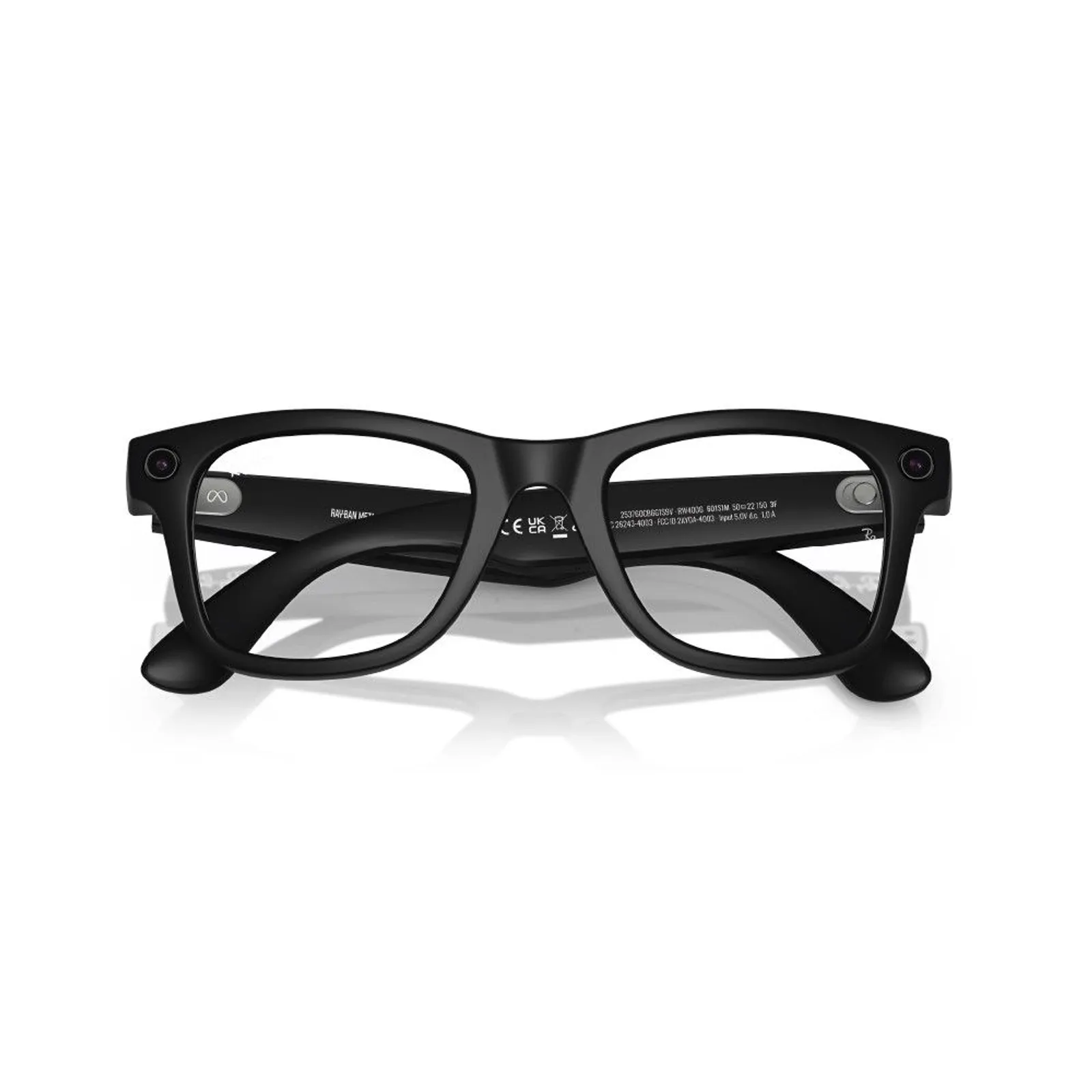 Ray-Ban Meta Wayfarer pametna očala – mat črna z zelenimi prelivnimi lečami (Transitions)