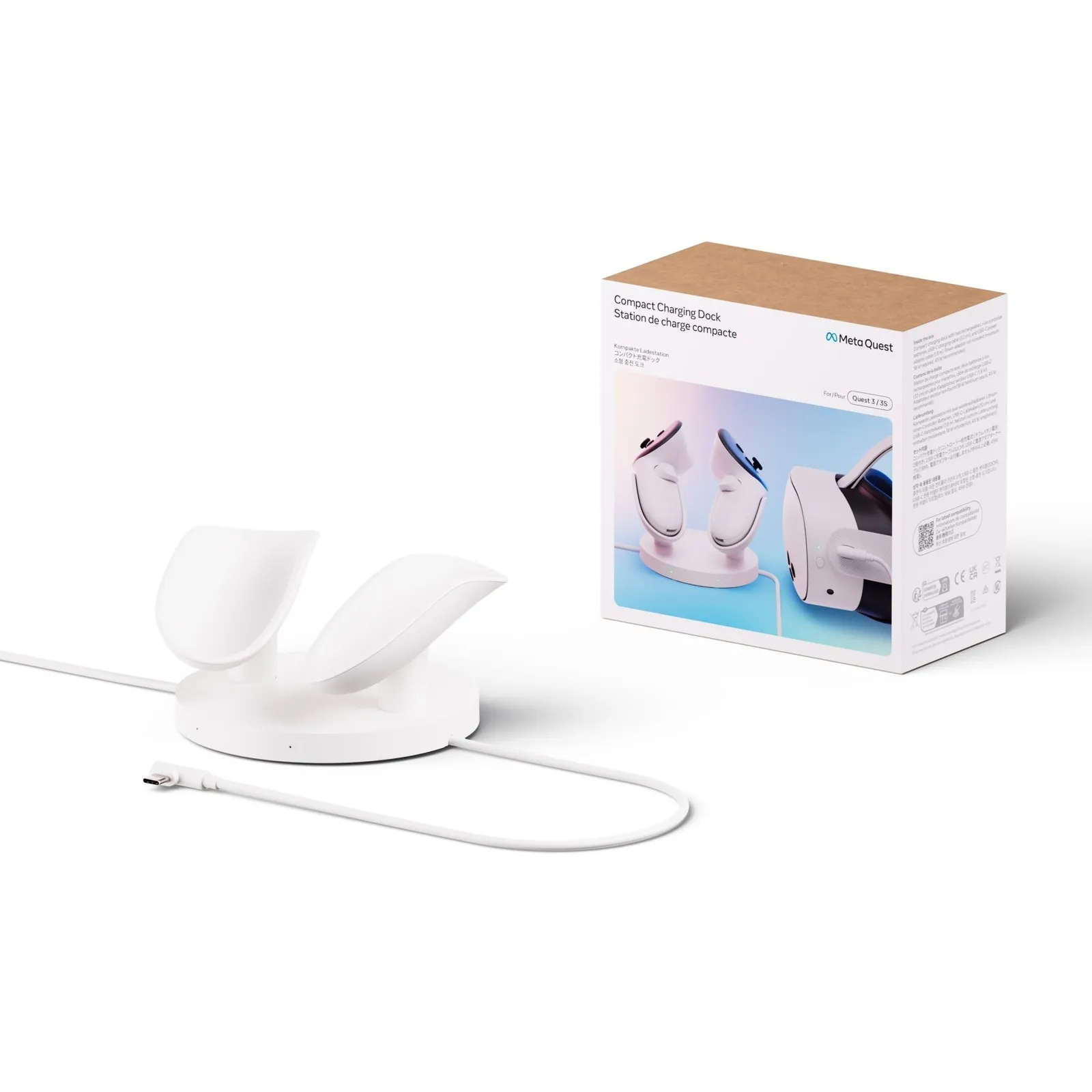 Meta Quest 3/3S Compact Charging Dock