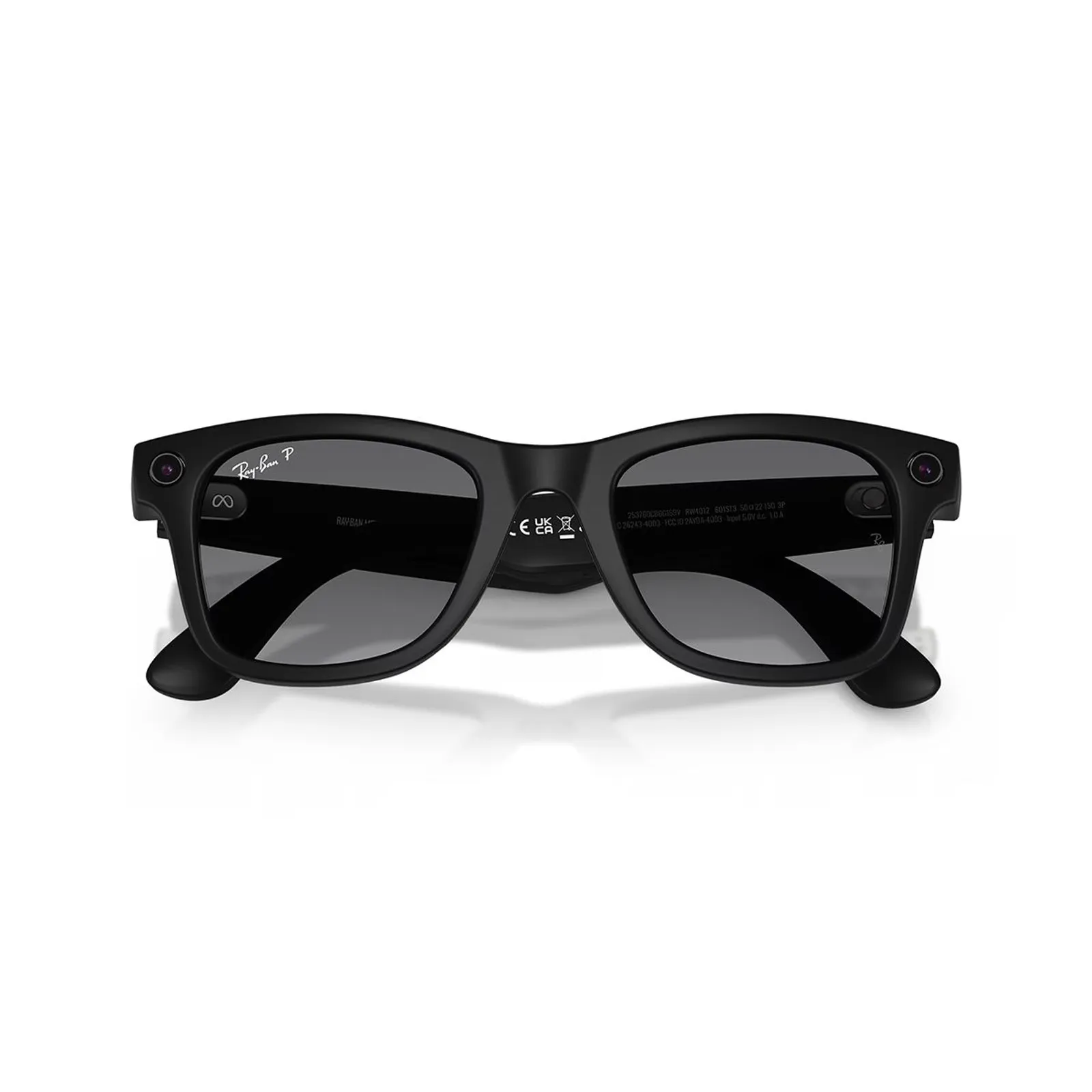 Ray-Ban Meta Wayfarer (Gen 2) Matte Black Polar Gradient Graphite Large 155-53 RW4012 (601ST353-22)