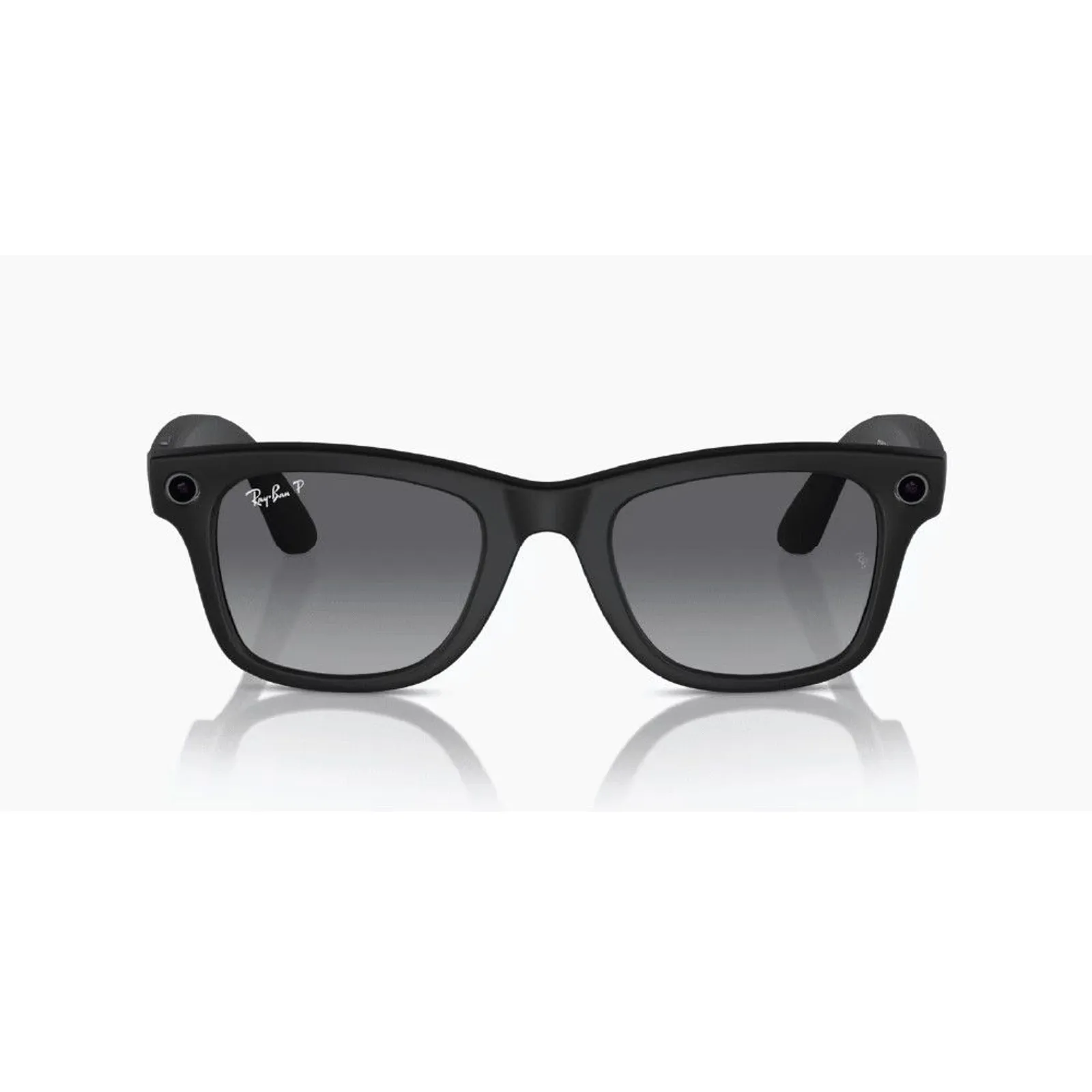 Ray-Ban Meta Wayfarer (Gen 1) Shiny Black, Clear Lenses Large 155/53 (601ST3-53)