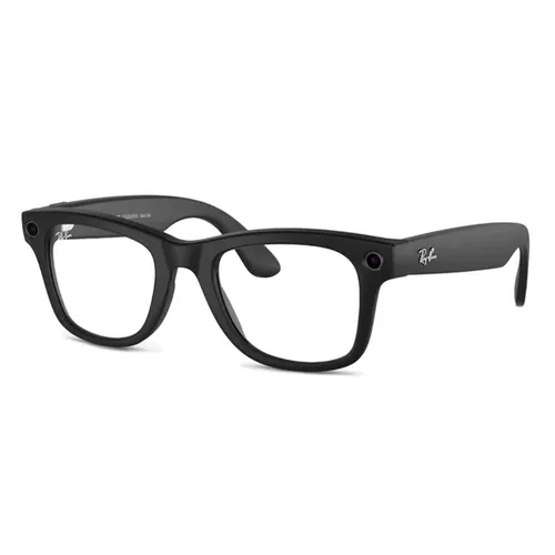 Ray-Ban Meta Wayfarer (Gen 1) Shiny Black, Clear Lenses Large 155/53 (601ST3-53)