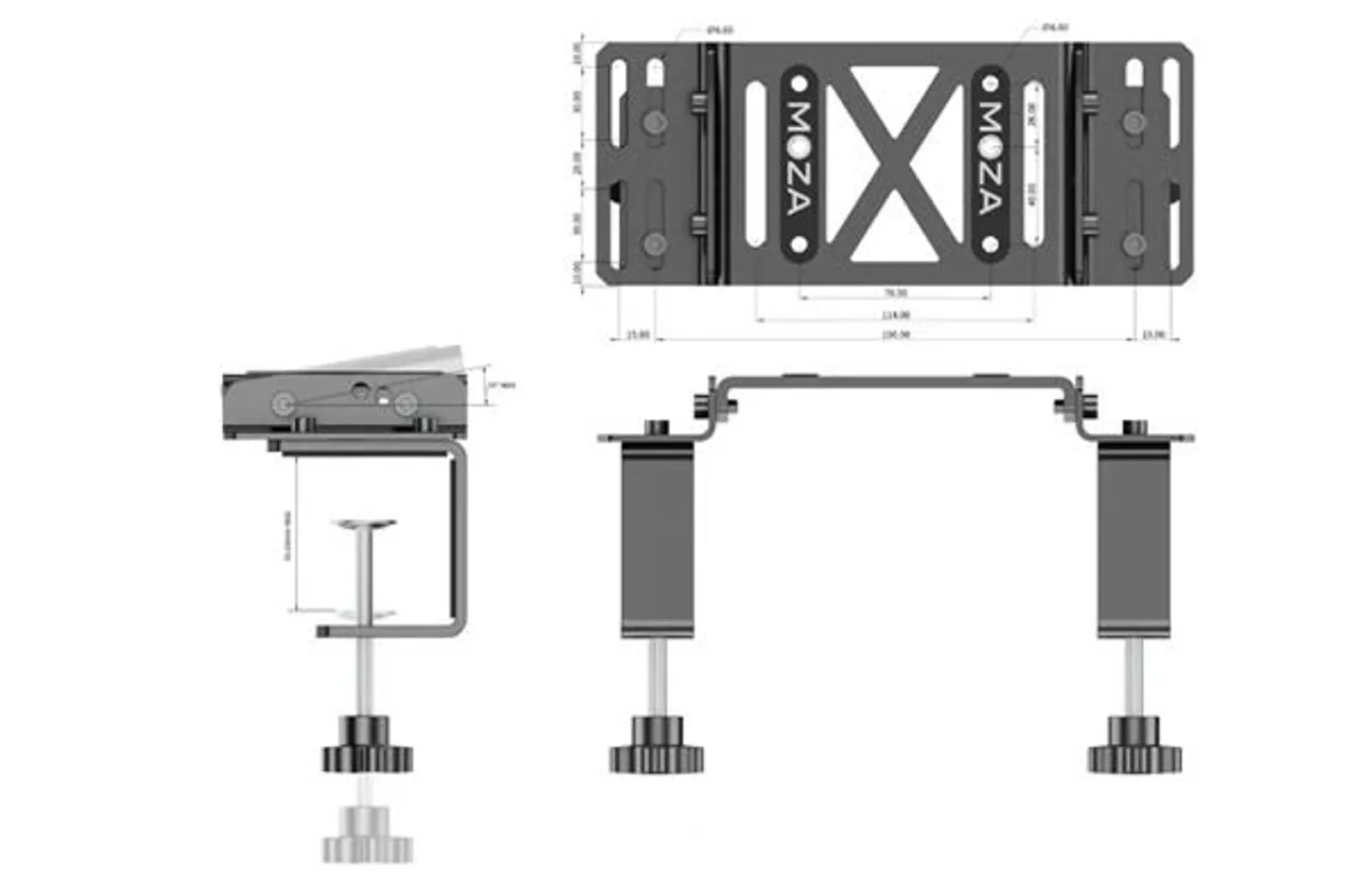 MOZA RS12 table clamp for R5, R9 and R12