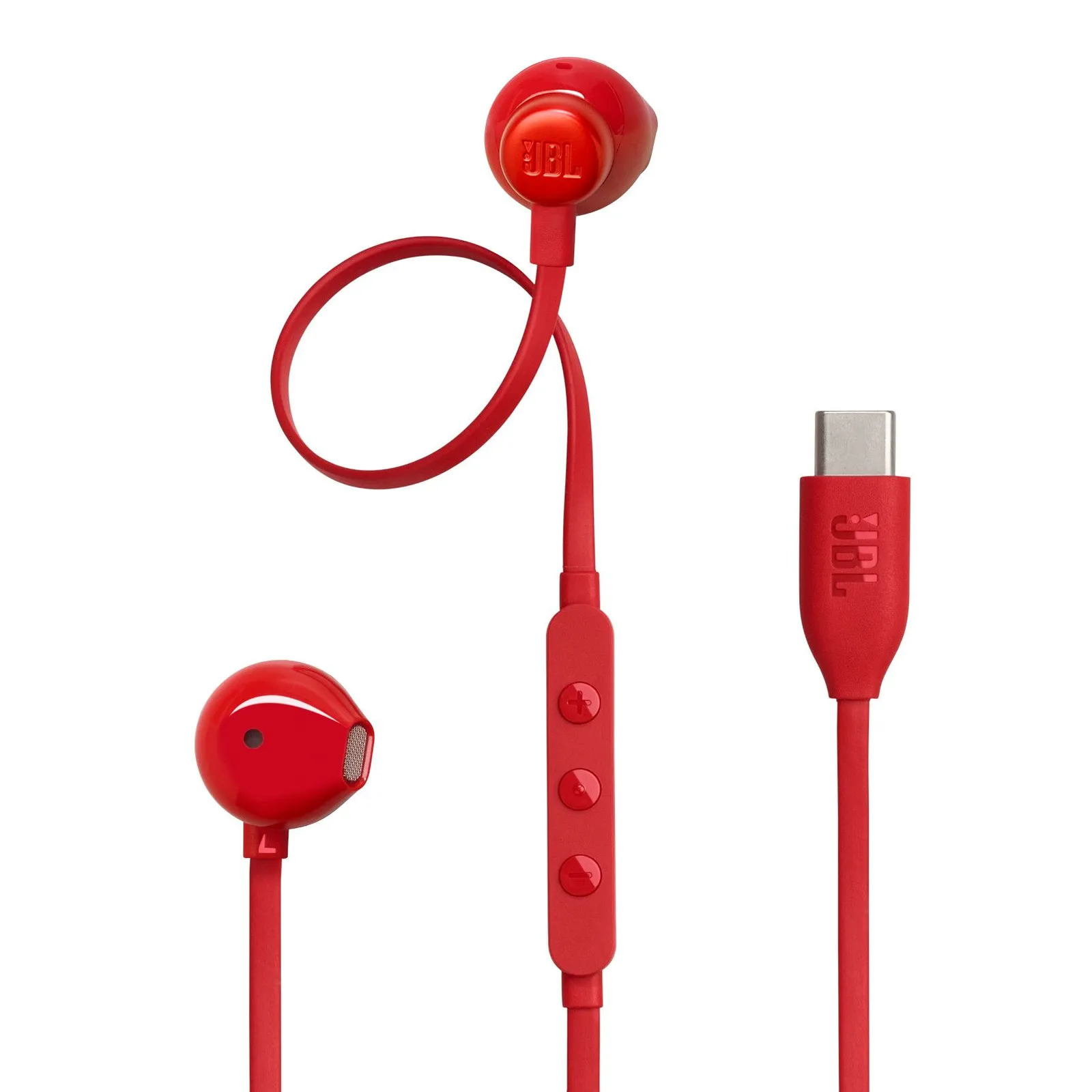JBL Tune 305C USB-C rdeče slušalke