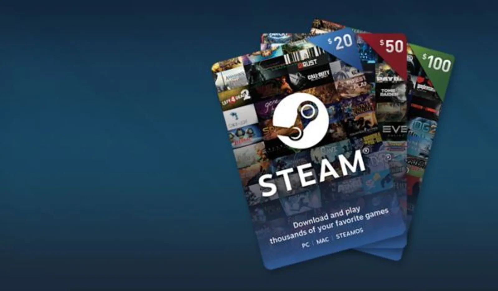 Steam Gift Card 20 EUR - Steam Key - Europe