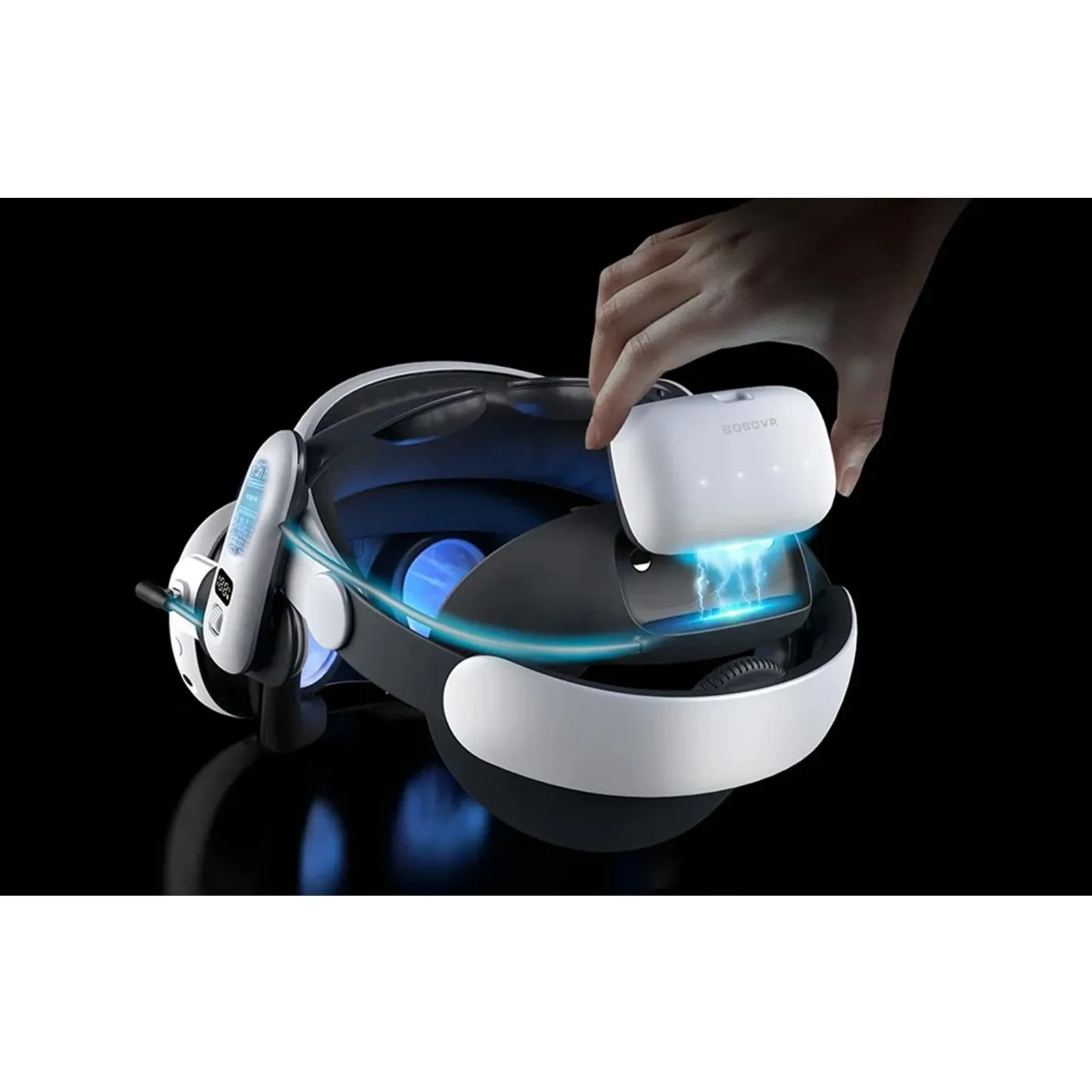 BOBOVR S3 Pro ergonomska naglavna traka s baterijom za Meta Quest 3 / 3S