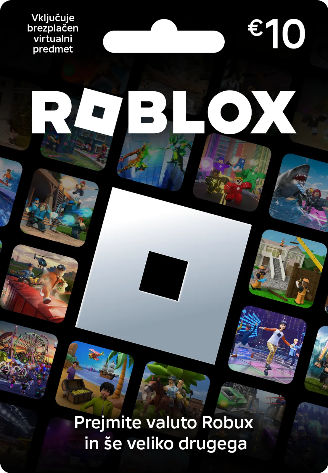 Roblox Gift Card 10 EUR (668 Robux) - Roblox Key - Europe