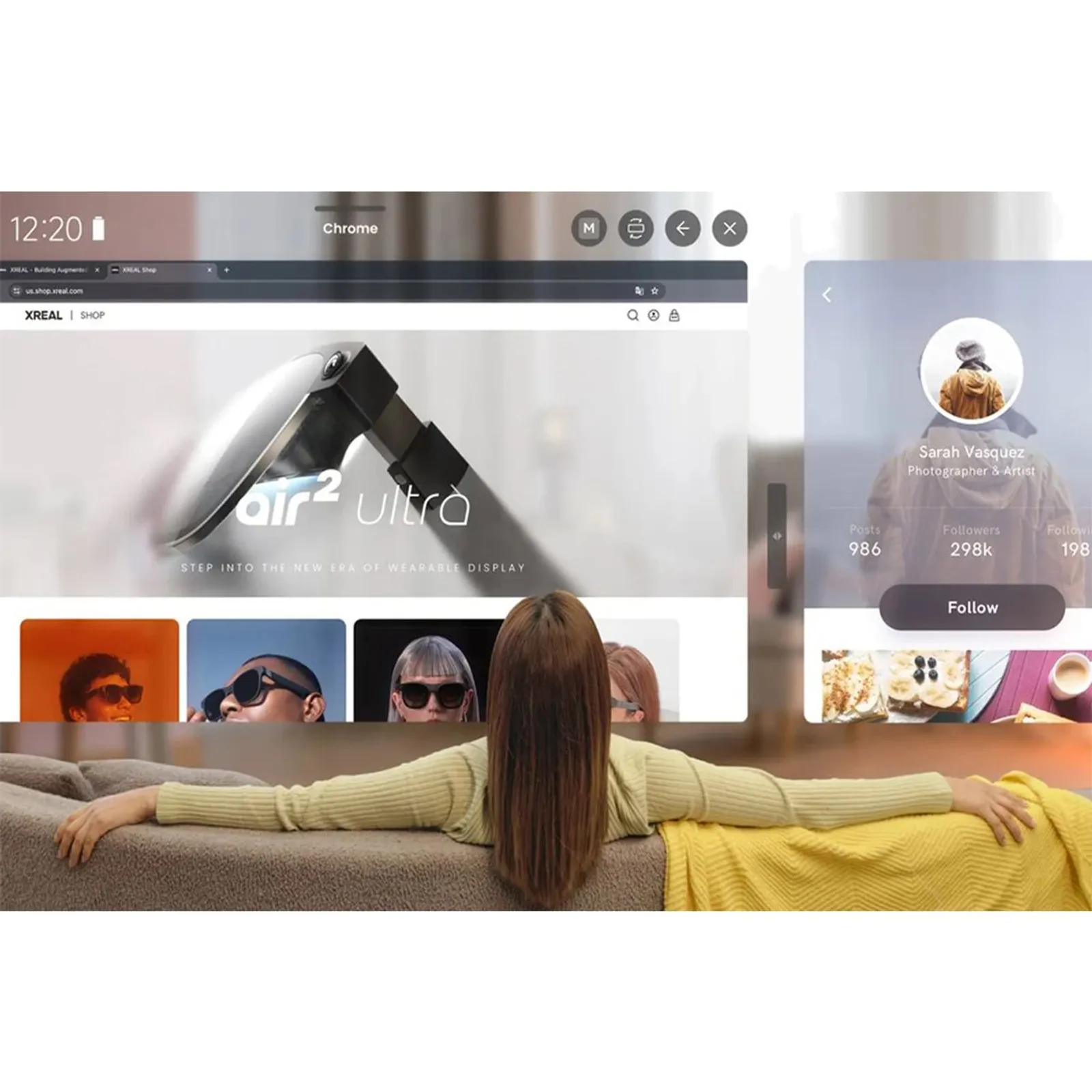XREAL Beam Pro AR eyeglass adapter (8GB +256GB)