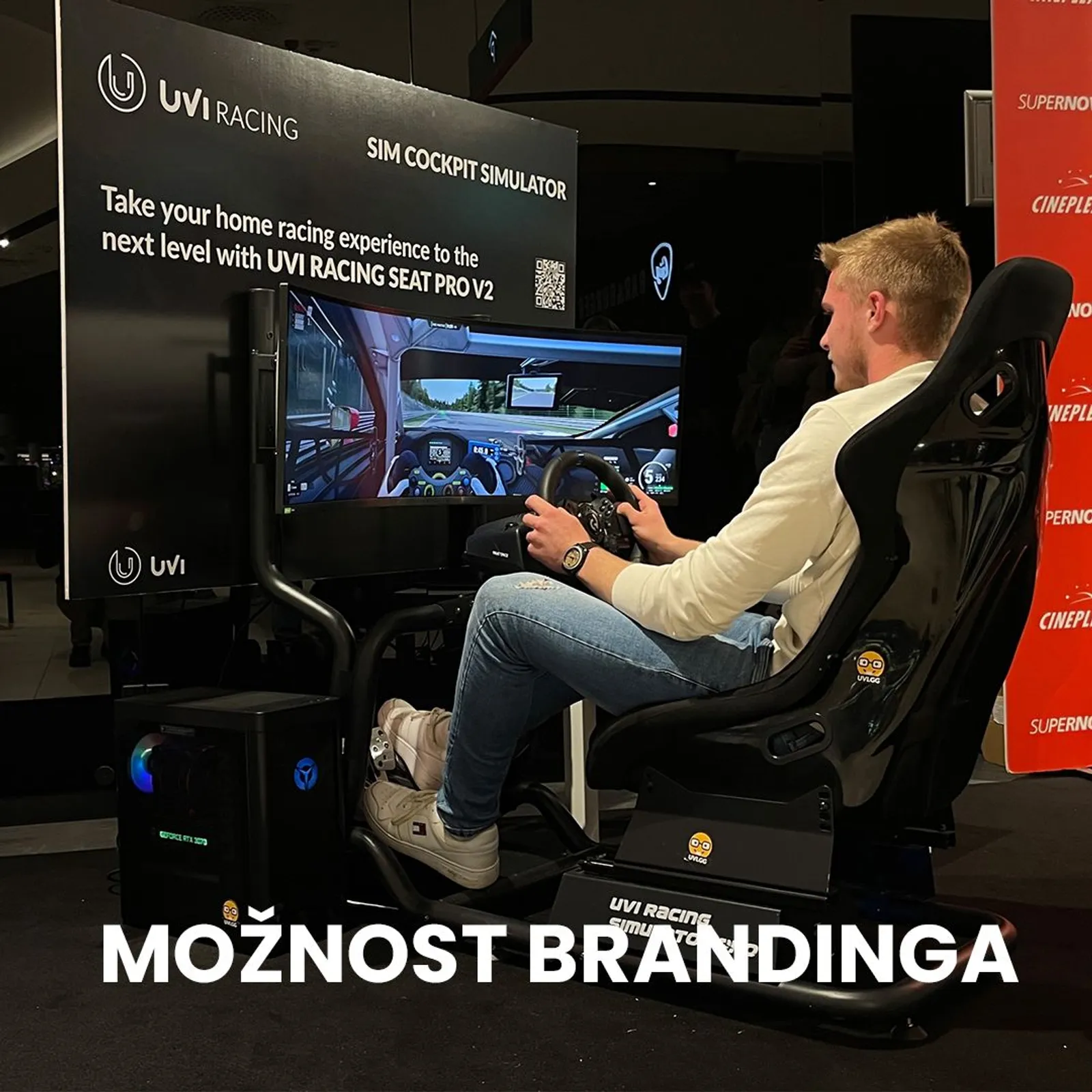 Najam kompleta UVI Racing Simulator EXTREME s opcijom motion simulacije