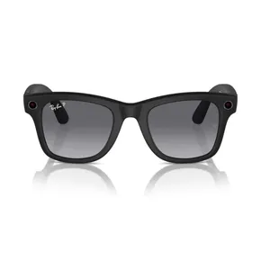 Ray-Ban Meta Wayfarer (Gen 1) Matte Black, Polarized Gradient Graphite Large 155/53 RW4008 (601ST3-53)