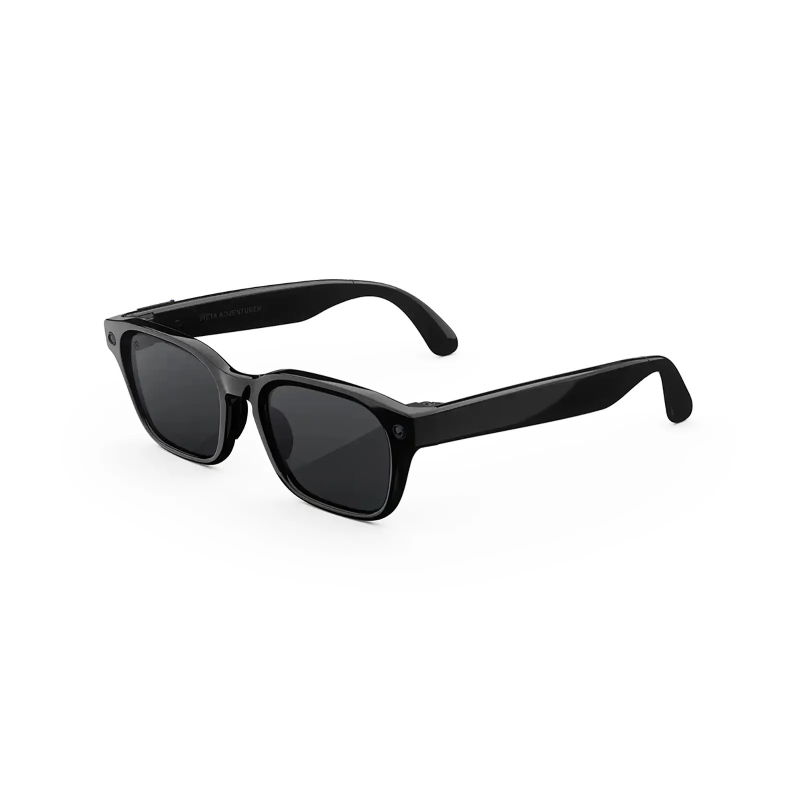 Meta Adventurer - Polarized Grey Lenses, Classic Black, Standard (49-22-151), smart glasses