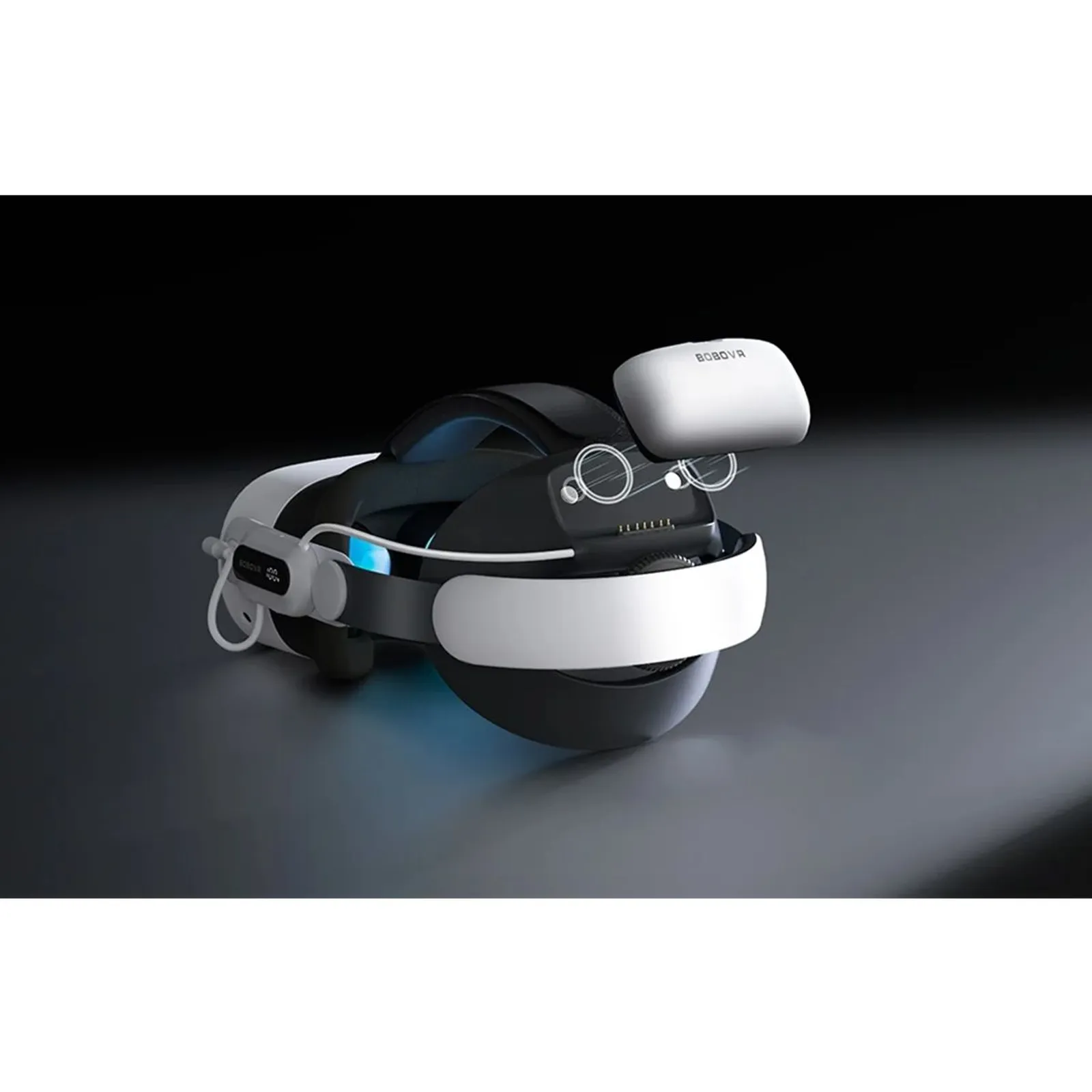 BOBOVR E3 Pro ergonomski naglavni trak z baterijo za Meta Quest 3 / 3S