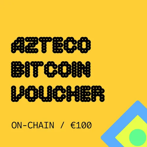 Azteco Bitcoin On-Chain 100 EUR kupon/bon