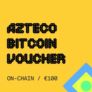 Azteco Bitcoin On-Chain 100 EUR voučer/bon