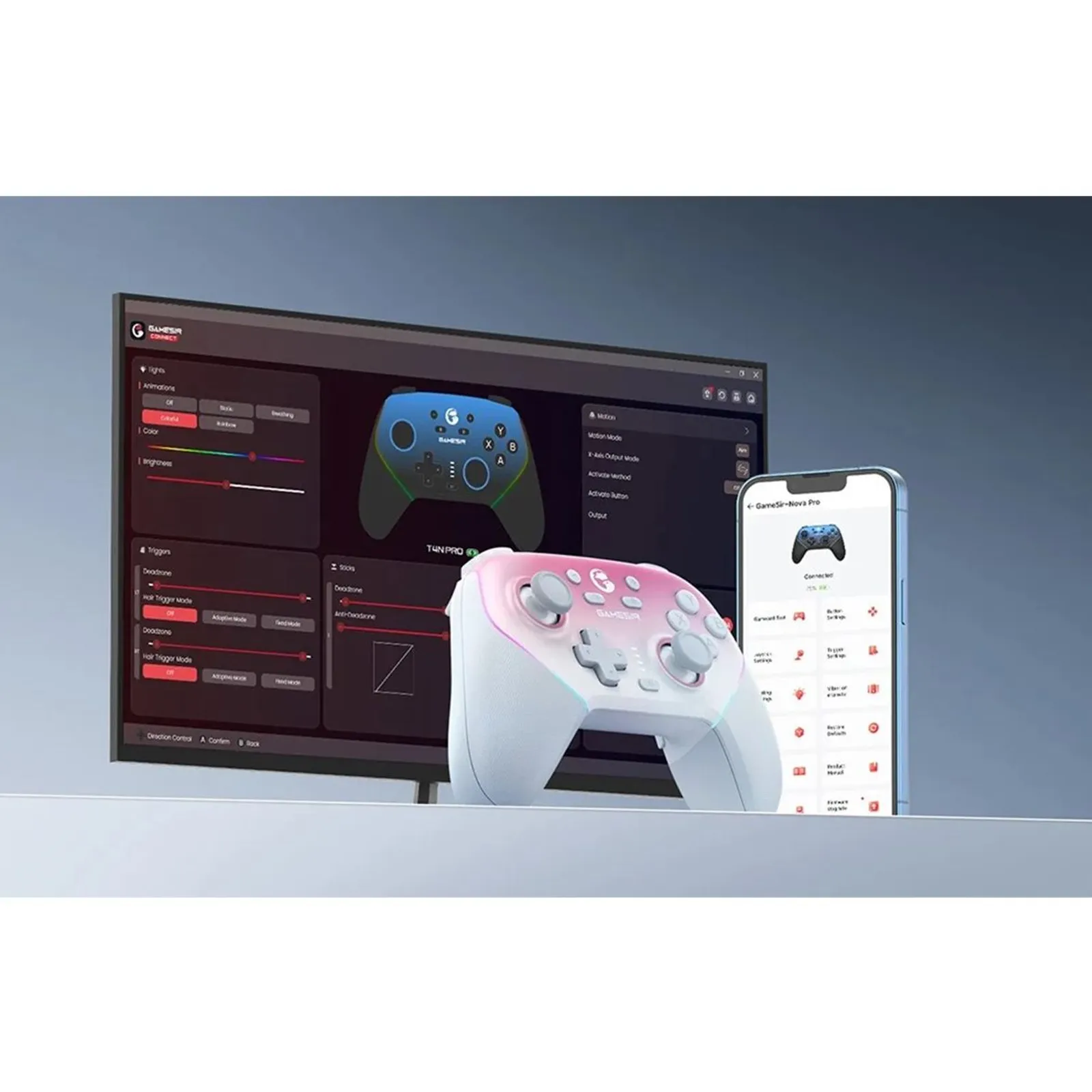 GameSir SuperNova T4n Pro Wireless Controller (pink)
