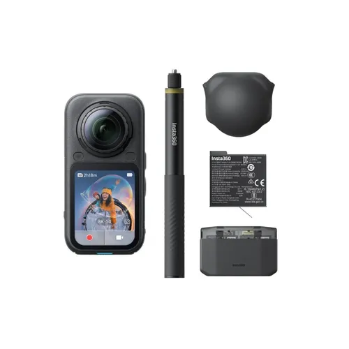 Insta360 X6 Midnight Black Essentials paket akcijska kamera