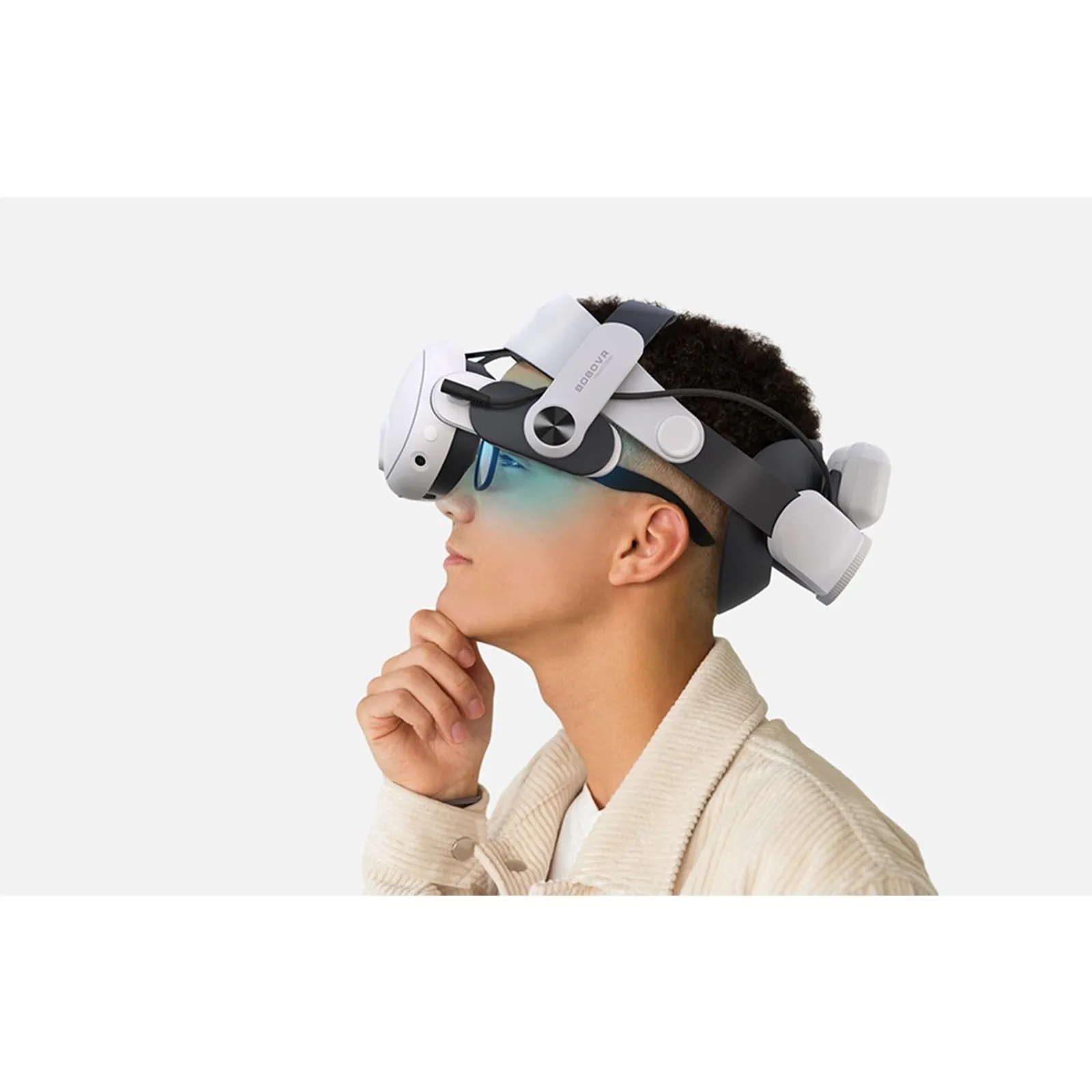 BOBOVR M3 Pro naglavni trak + dodatna baterija za Oculus Quest 3 / Quest 3S