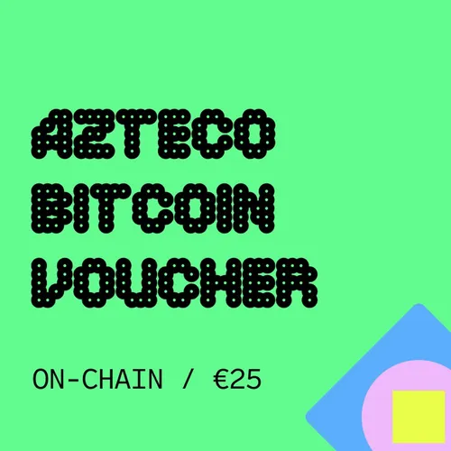 Azteco Bitcoin On-Chain 25 EUR kupon/bon