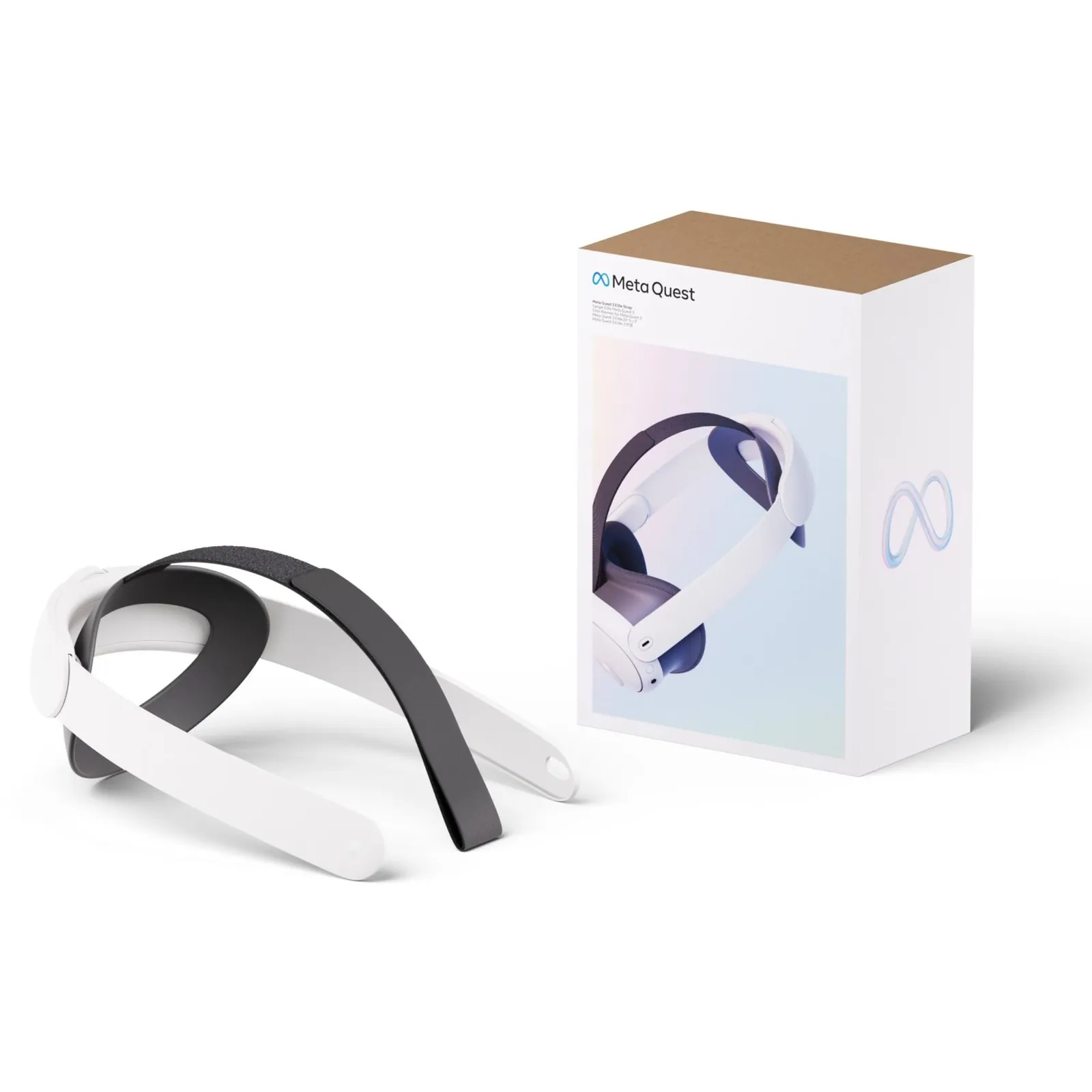 Meta Quest 3 or Quest 3S Elite Strap White