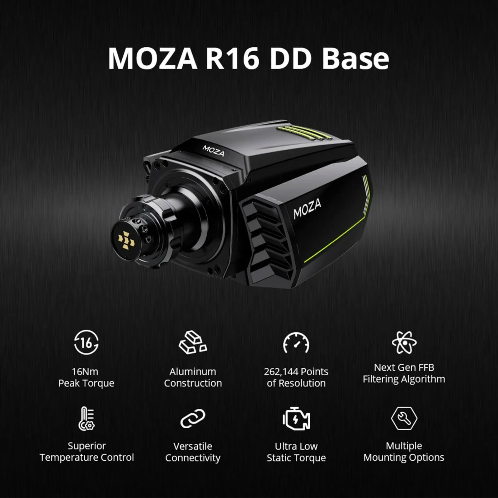 MOZA R16 RS031 volanska baza