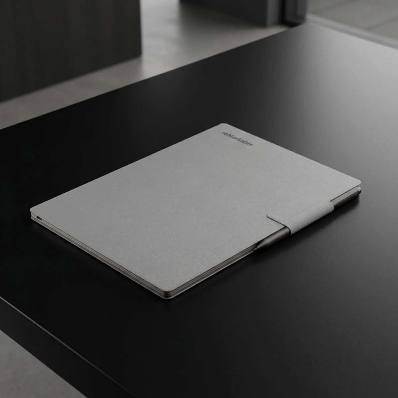 Case reMarkable Paper Pro - Book Folio Polymer weave - Gray